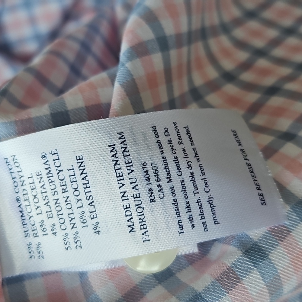 Faherty Brand Button Down Supima Cotton Plaid Shi… - image 8